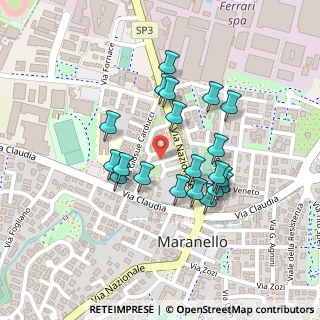 Mappa Via Giuseppe Garibaldi, 41053 Maranello MO, Italia (0.1965)