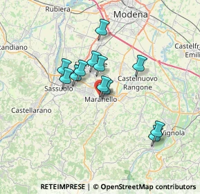 Mappa Via Giuseppe Garibaldi, 41053 Maranello MO, Italia (5.6125)