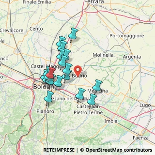 Mappa Via Zenzalino Sud, 40054 Budrio BO, Italia (12.57316)