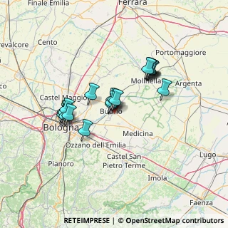 Mappa Via Bolognetta, 40054 Budrio BO, Italia (11.295)