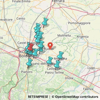Mappa Via Bolognetta, 40054 Budrio BO, Italia (13.41111)