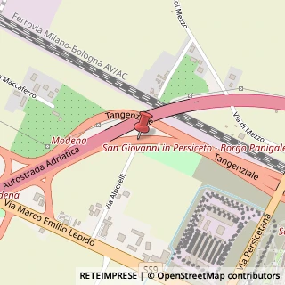 Mappa Via Alberelli,  2, 40132 Bologna, Bologna (Emilia Romagna)