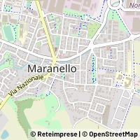 Kaart Maranello