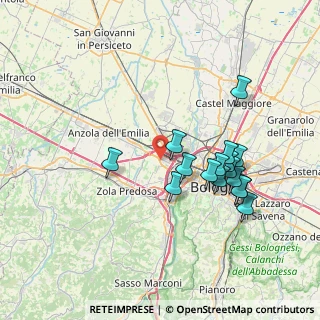 Mappa Via Marco Emilio Lepido, 40132 Borgo Panigale BO, Italia (7.11625)