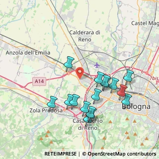 Mappa Via Marco Emilio Lepido, 40132 Borgo Panigale BO, Italia (3.95563)
