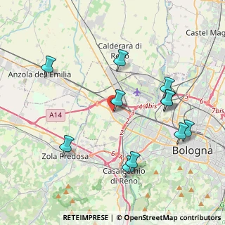 Mappa Via Marco Emilio Lepido, 40132 Borgo Panigale BO, Italia (4.38364)