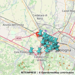 Mappa Via Marco Emilio Lepido, 40132 Borgo Panigale BO, Italia (3.383)