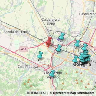 Mappa Via Marco Emilio Lepido, 40132 Borgo Panigale BO, Italia (5.6645)