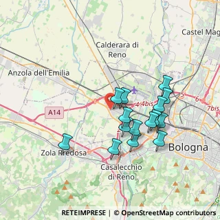 Mappa Via Marco Emilio Lepido, 40132 Borgo Panigale BO, Italia (3.32067)