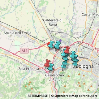 Mappa Via Marco Emilio Lepido, 40132 Borgo Panigale BO, Italia (3.25533)
