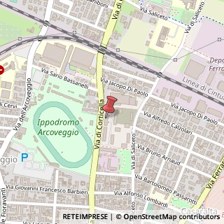 Mappa Via di Corticella, 89, 40128 Bologna, Bologna (Emilia Romagna)