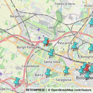 Mappa Via Giunio Bruto, 40132 Bologna BO, Italia (3.53077)