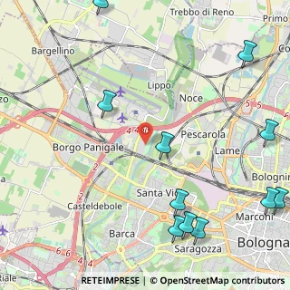 Mappa Via Giunio Bruto, 40132 Bologna BO, Italia (3.10364)