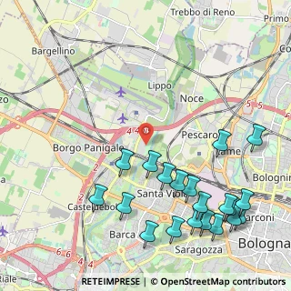 Mappa Via Giunio Bruto, 40132 Bologna BO, Italia (2.7085)