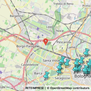 Mappa Via Giunio Bruto, 40132 Bologna BO, Italia (3.83313)