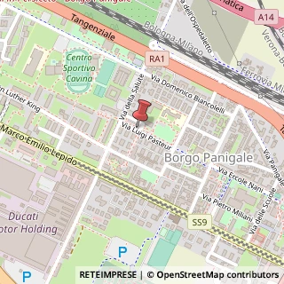 Mappa Via Luigi Pasteur, 2, 40132 Bologna, Bologna (Emilia Romagna)