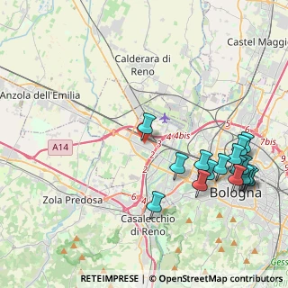 Mappa Via Luigi Pasteur, 40132 Bologna BO, Italia (5.05188)