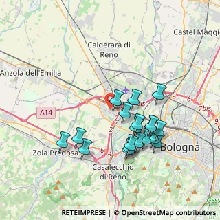 Mappa Via Luigi Pasteur, 40132 Bologna BO, Italia (3.60053)