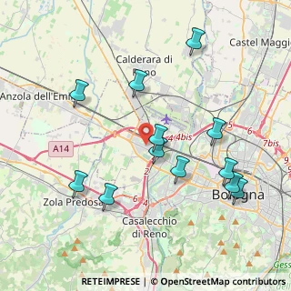 Mappa Via Luigi Pasteur, 40132 Bologna BO, Italia (4.19083)