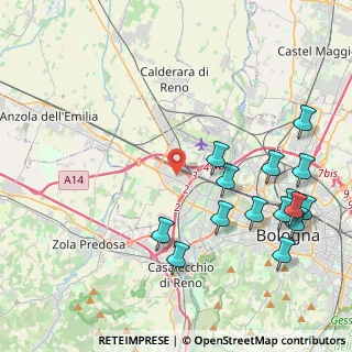 Mappa Via Luigi Pasteur, 40132 Bologna BO, Italia (5.07)
