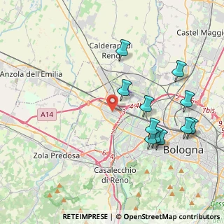 Mappa Via Luigi Pasteur, 40132 Bologna BO, Italia (4.28818)
