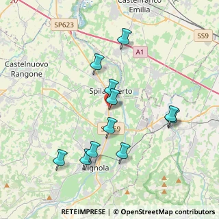 Mappa Via Pilamiglio, 41057 Spilamberto MO, Italia (3.77909)