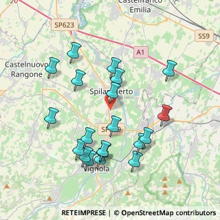 Mappa Via Pilamiglio, 41057 Spilamberto MO, Italia (4.014)