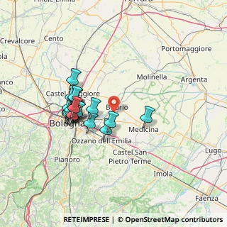 Mappa Via Tubertini G., 40054 Budrio BO, Italia (12.605)