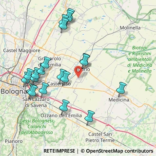 Mappa Via Tubertini G., 40054 Budrio BO, Italia (9.152)