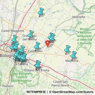 Mappa Via Faustino Trebbi, 40054 Budrio BO, Italia (9.8065)