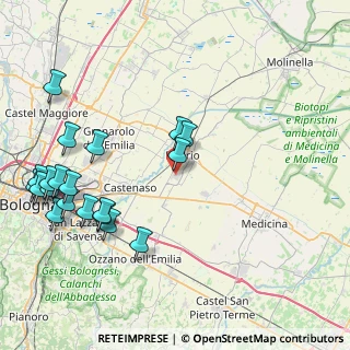 Mappa Via Faustino Trebbi, 40054 Budrio BO, Italia (10.377)
