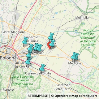 Mappa Via Faustino Trebbi, 40054 Budrio BO, Italia (6.79)