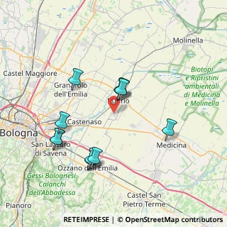 Mappa Via Faustino Trebbi, 40054 Budrio BO, Italia (7.44455)