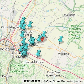 Mappa Via Faustino Trebbi, 40054 Budrio BO, Italia (7.787)