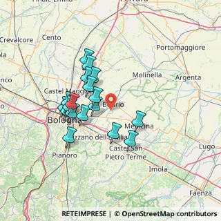 Mappa Via Faustino Trebbi, 40054 Budrio BO, Italia (12.30444)