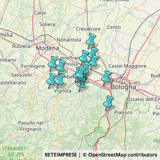 Mappa Via Magione, 40053 Valsamoggia BO, Italia (8.31)