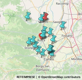 Mappa Strada Regione Braida, 12022 Busca CN, Italia (10.8685)