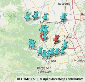 Mappa Strada Regione Braida, 12022 Busca CN, Italia (12.986)