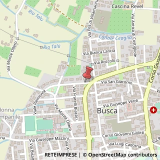 Mappa Strada Reg. Braida, 4, 12022 Busca, Cuneo (Piemonte)
