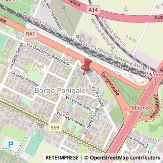 Mappa Via Panigale, 74, 40132 Castel Guelfo di Bologna, Bologna (Emilia Romagna)