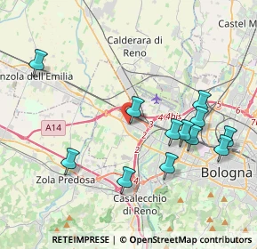 Mappa Via M.E.Lepido, 40132 Bologna BO, Italia (4.23)