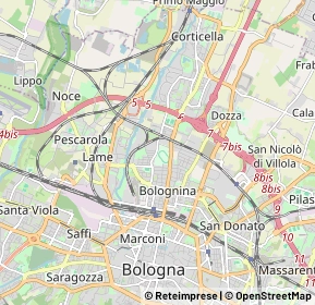 Mappa 40129 Bologna BO, Italia (2.2965)