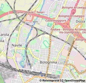 Mappa 40129 Bologna BO, Italia (1.247)