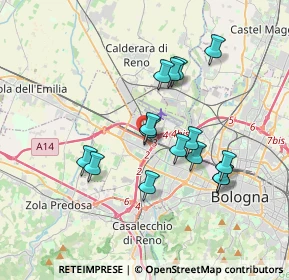Mappa Via Bernardino Ramazzini, 40132 Bologna BO, Italia (3.226)