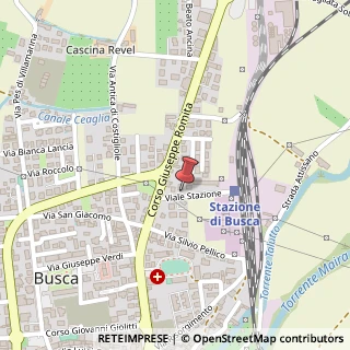 Mappa Viale Stazione, 7, 12022 Busca, Cuneo (Piemonte)