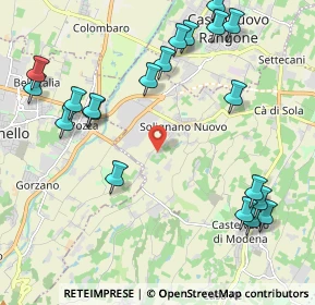 Mappa Via Rolda, 41014 Castelvetro di Modena MO, Italia (2.586)