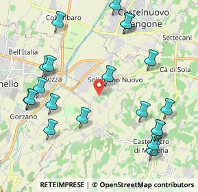 Mappa Via Rolda, 41014 Castelvetro di Modena MO, Italia (2.5145)