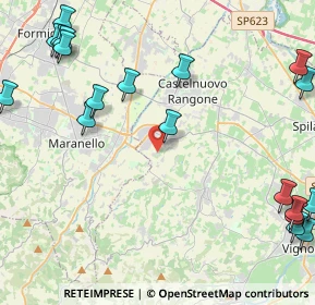 Mappa Via Rolda, 41014 Castelvetro di Modena MO, Italia (6.4355)