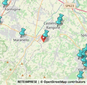 Mappa Via Rolda, 41014 Castelvetro di Modena MO, Italia (7.2225)