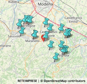 Mappa Via Rolda, 41014 Castelvetro di Modena MO, Italia (6.82789)